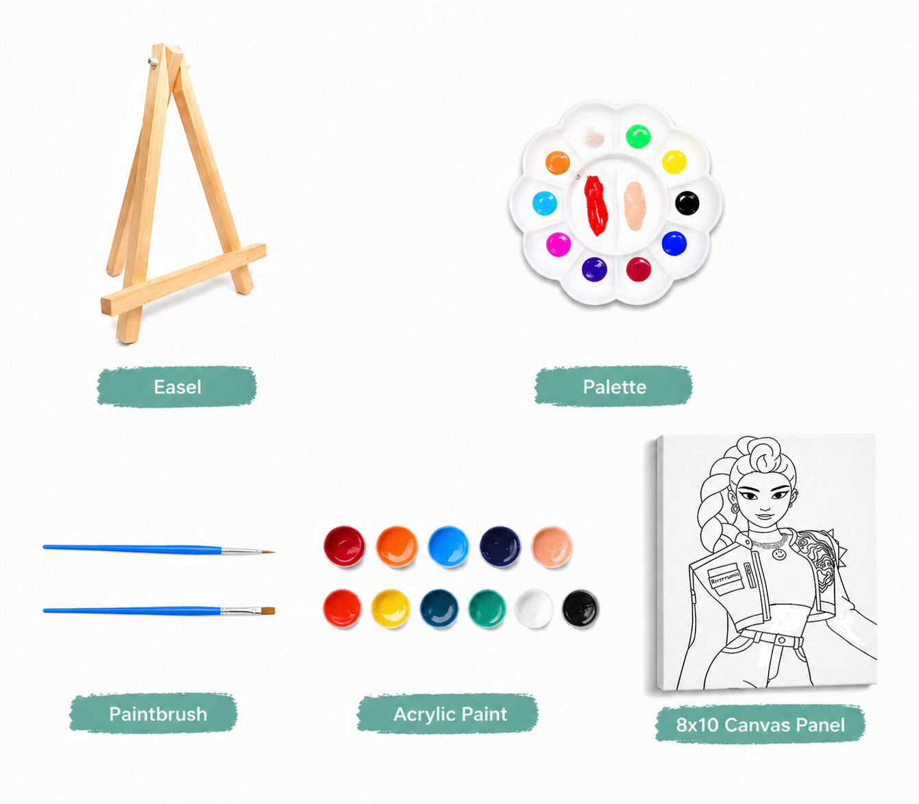 KPop 8x10 Canvas Art Kit